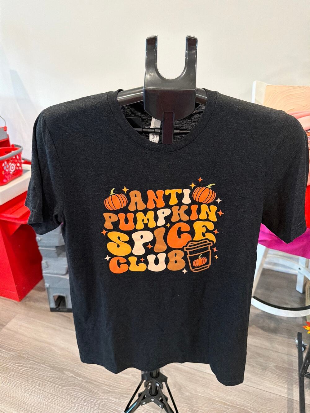 Women Anti Pumpkin Spice Design T-Shirt
